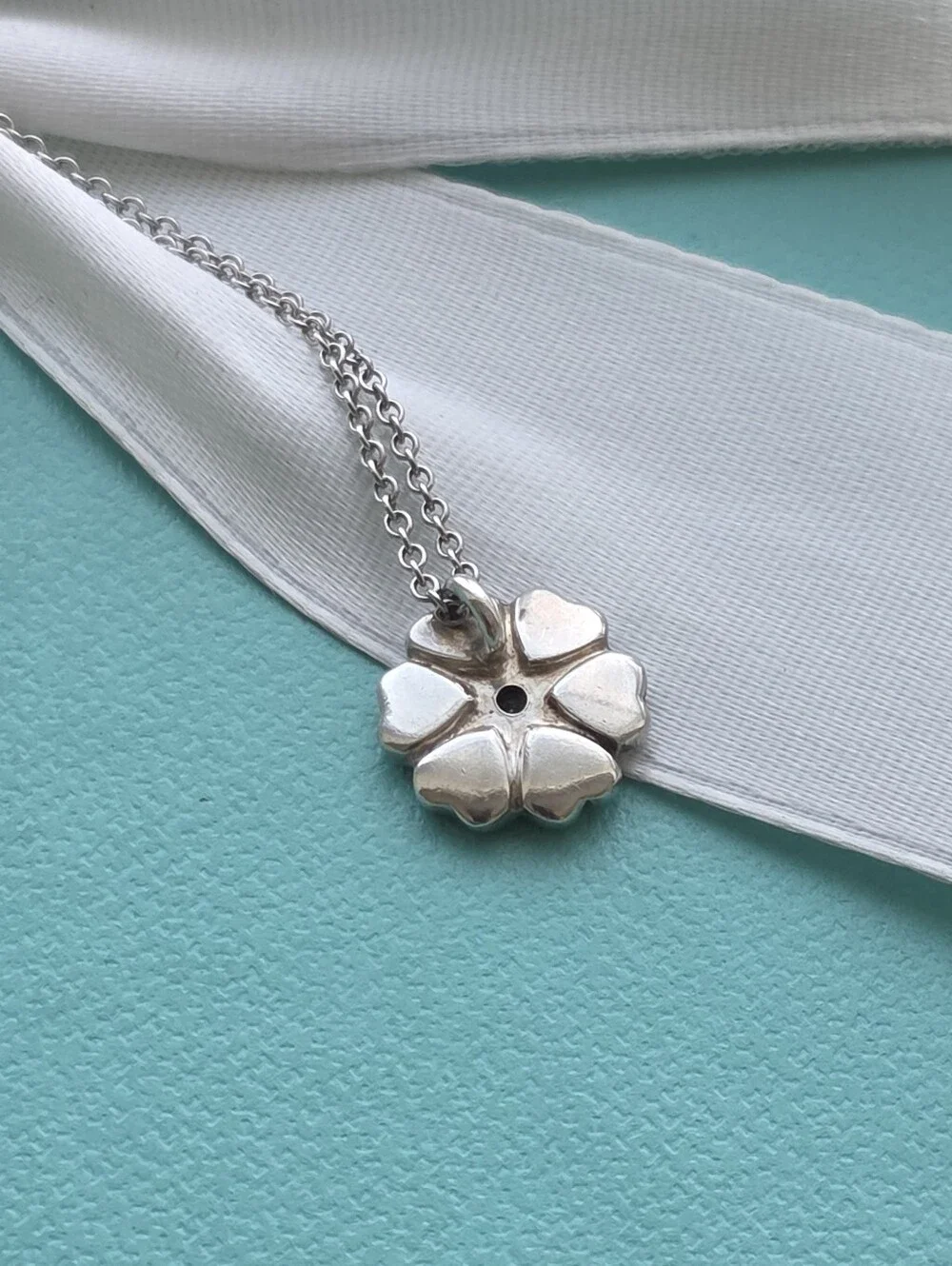 Retired Picasso's diamond crown of hearts pendant necklace
